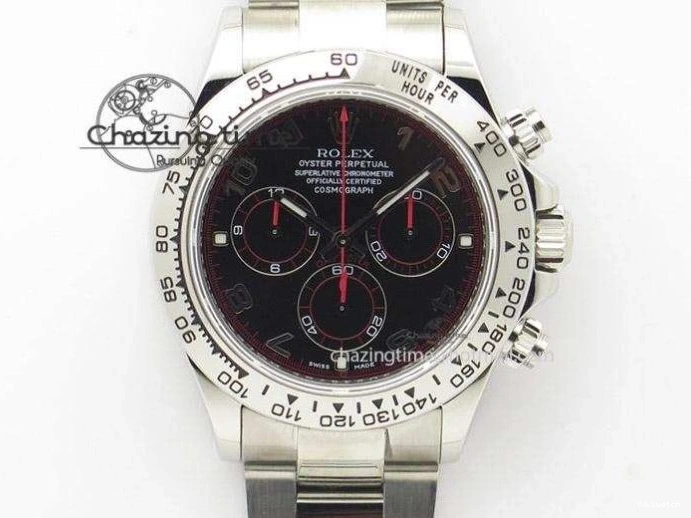 1:1 V6（Gain Dial SH4131 on Oysterflex Daytona RG 126515 Best Strap Weight） Black QF Edition 0524